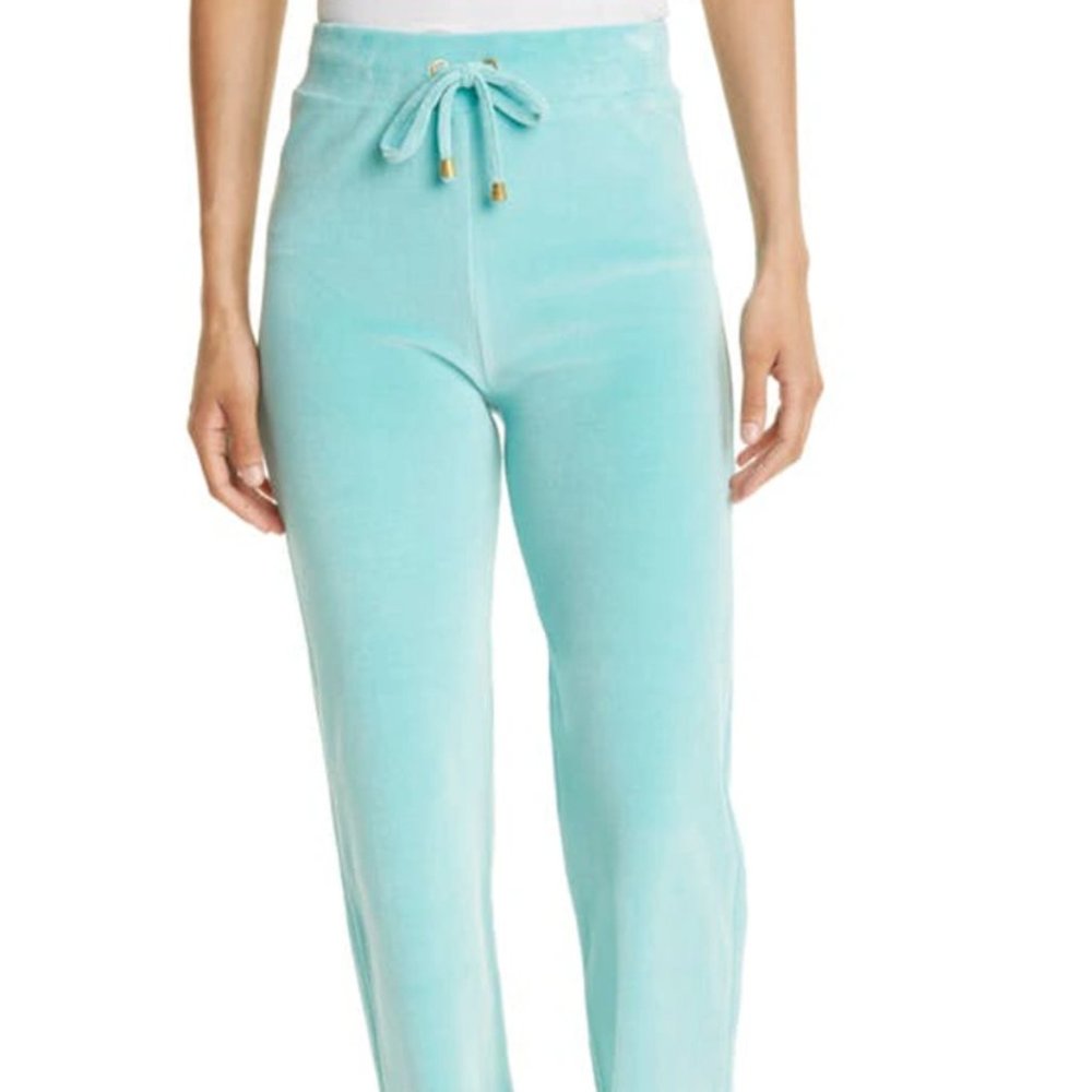 LoveShackFancy Royal Pant -  Velour Sweatpants